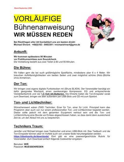 KL Buehnenanweisung